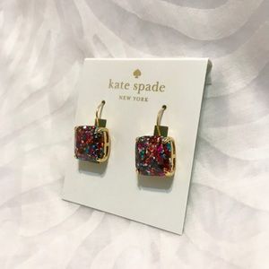 Kate Spade Multi-Glitter earrings. Brand new
